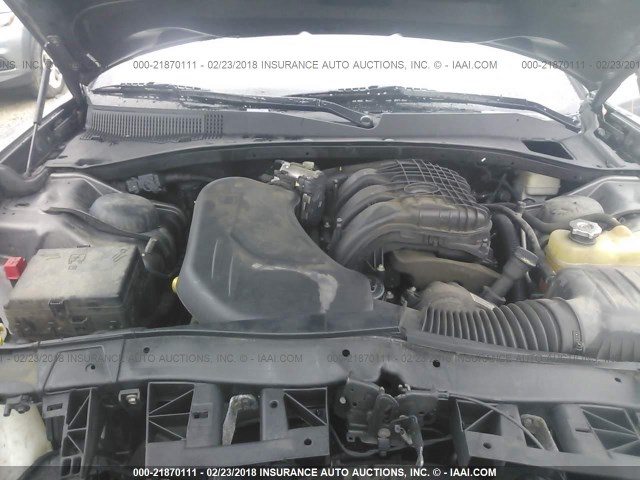 2C3CDXBG8DH663875 - 2013 DODGE CHARGER SE GRAY photo 10
