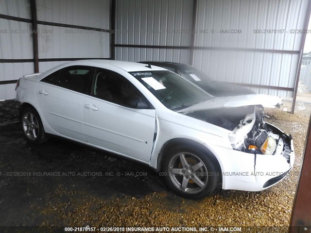 1G2ZG57N894205562 - 2009 PONTIAC G6 WHITE photo 1