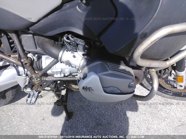 WB10390049ZW85525 - 2009 BMW R1200 GS ADVENTURE ნაცრისფერი ფოტო 8