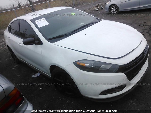 1C3CDFBB6FD111550 - 2015 DODGE DART SXT WHITE photo 1