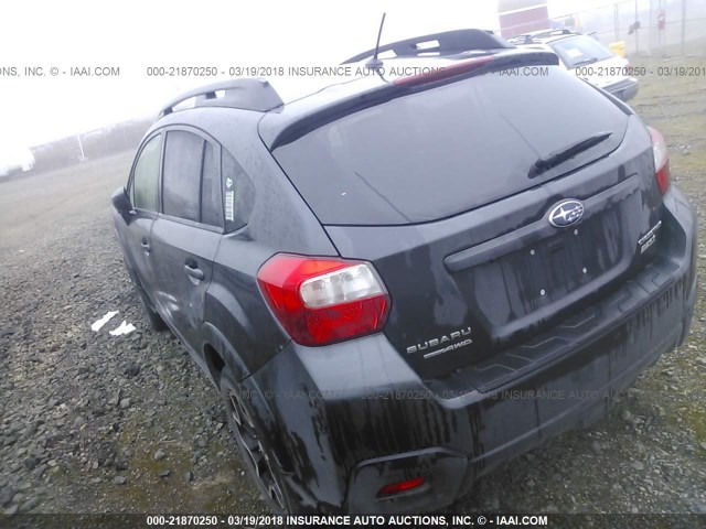 JF2GPABC4GH246215 - 2016 SUBARU CROSSTREK PREMIUM შავი ფოტო 3