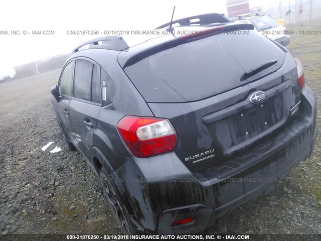 JF2GPABC4GH246215 - 2016 SUBARU CROSSTREK PREMIUM BLACK photo 3