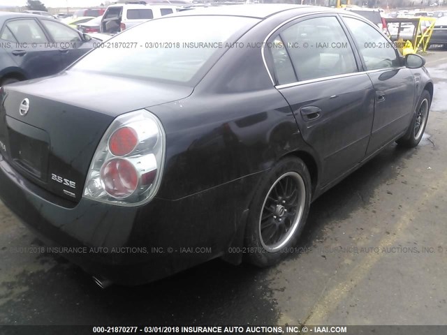 1N4BL11D66N348099 - 2006 NISSAN ALTIMA SE/SL/SE-R BLACK photo 4