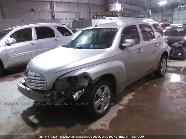 3GNDA13D97S612095 - 2007 CHEVROLET HHR LS SILVER photo 2