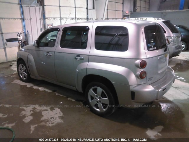 3GNDA13D97S612095 - 2007 CHEVROLET HHR LS SILVER photo 3