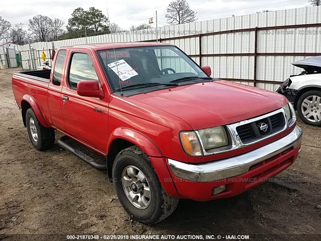 1N6ED26Y6XC305673 - 1999 NISSAN FRONTIER KING CAB XE/KING CAB SE RED photo 1