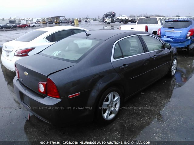 1G1ZA5E15BF271728 - 2011 CHEVROLET MALIBU LS 灰色 照片 4