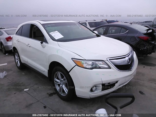 5J8TB3H57FL000062 - 2015 ACURA RDX TECHNOLOGY WHITE photo 1