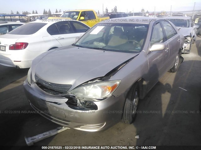 4T1BF32K13U050115 - 2003 TOYOTA CAMRY LE/XLE/SE BROWN photo 2