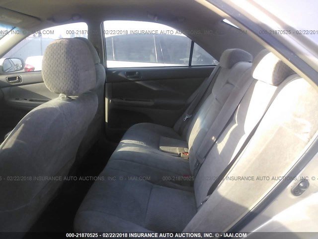 4T1BF32K13U050115 - 2003 TOYOTA CAMRY LE/XLE/SE BROWN photo 8
