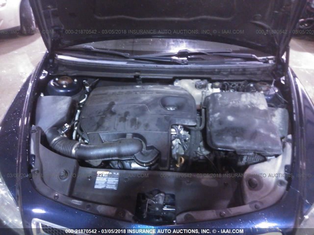 1G1ZC5EU3BF147901 - 2011 CHEVROLET MALIBU 1LT 深蓝色 照片 10