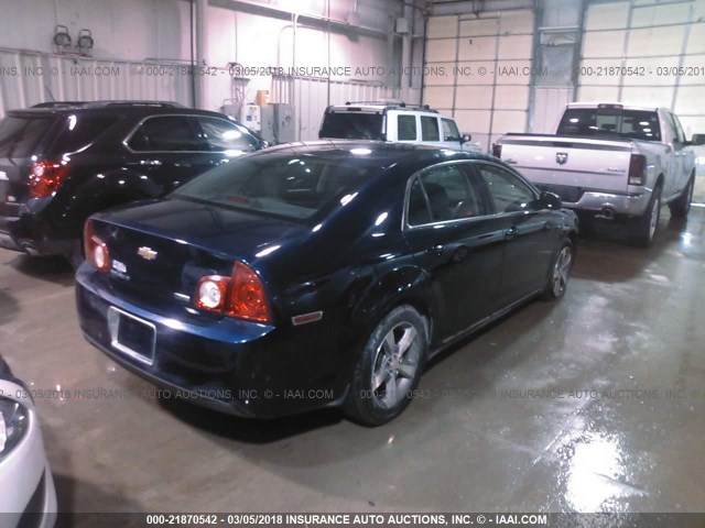 1G1ZC5EU3BF147901 - 2011 CHEVROLET MALIBU 1LT 深蓝色 照片 4