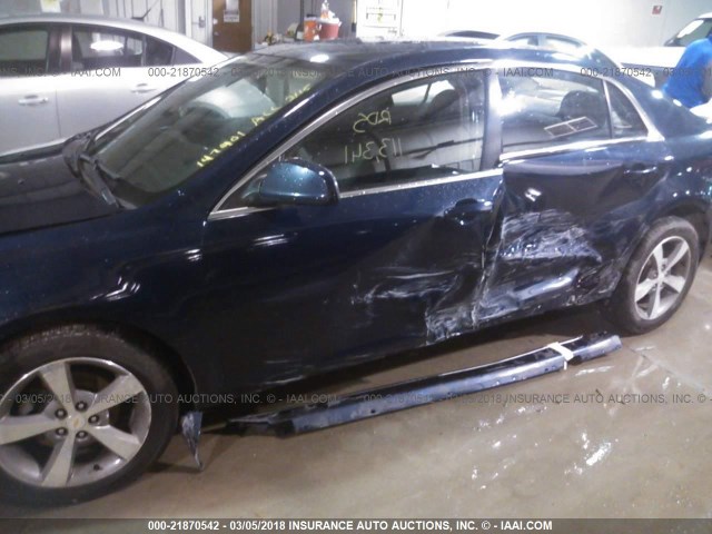 1G1ZC5EU3BF147901 - 2011 CHEVROLET MALIBU 1LT 深蓝色 照片 6
