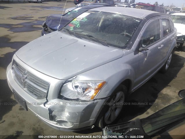 1B3CB3HA6BD172911 - 2011 DODGE CALIBER MAINSTREET GRAY photo 2