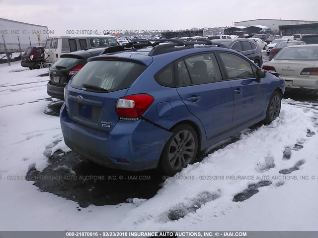 JF1GPAP60G8256389 - 2016 SUBARU IMPREZA SPORT PREMIUM BLUE photo 4