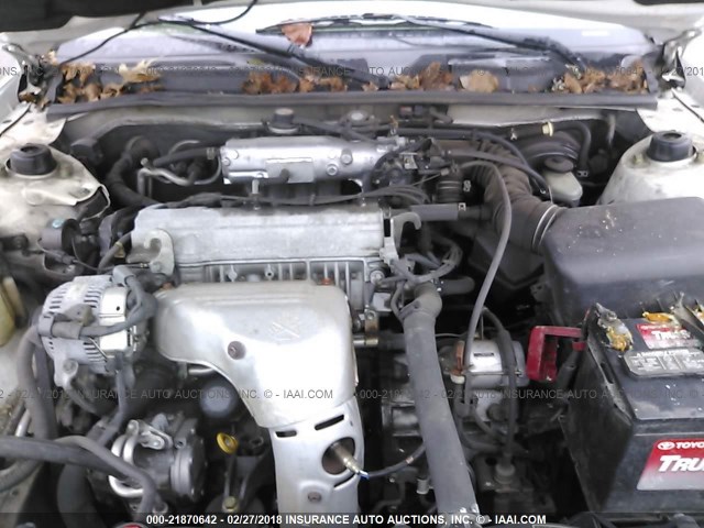 4T1BG22KXYU937114 - 2000 TOYOTA CAMRY CE/LE/XLE WHITE photo 10