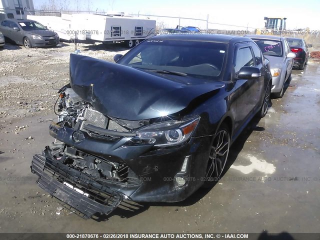 JTKJF5C7XF3092940 - 2015 TOYOTA SCION TC 黑色 照片 2