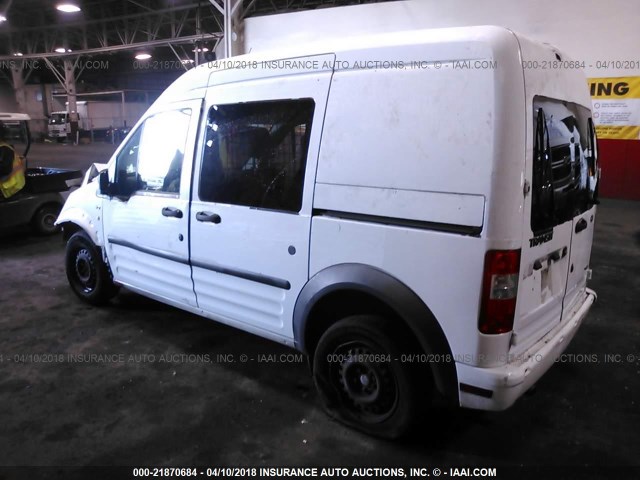 NM0LS6BN7DT157254 - 2013 FORD TRANSIT CONNECT XLT WHITE photo 3