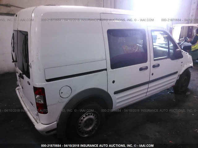 NM0LS6BN7DT157254 - 2013 FORD TRANSIT CONNECT XLT WHITE photo 4