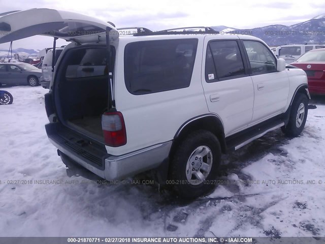 JT3HN86R8X0257480 - 1999 TOYOTA 4RUNNER SR5 WHITE photo 4