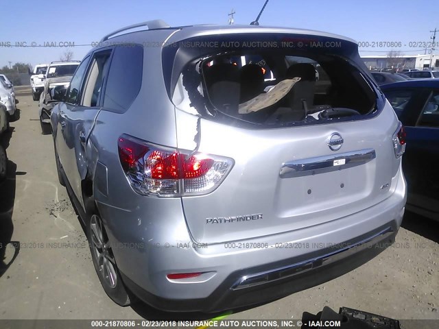 5N1AR2MM3GC669967 - 2016 NISSAN PATHFINDER S/SV/SL/PLATINUM 银色 照片 3