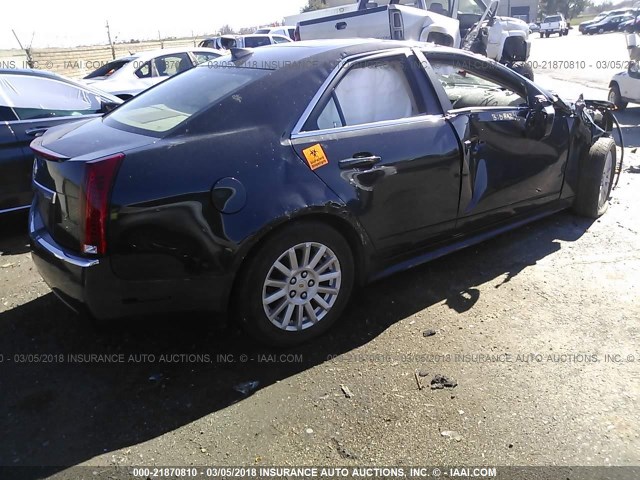 1G6DE5E56C0118002 - 2012 CADILLAC CTS LUXURY COLLECTION BLACK photo 4