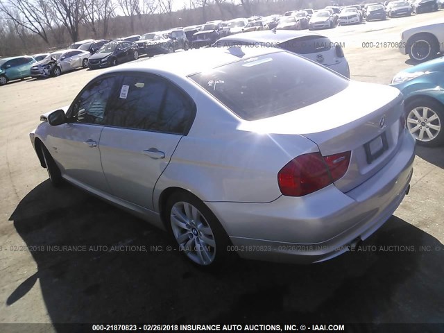 WBAPL33549A406009 - 2009 BMW 335 XI SILVER photo 3