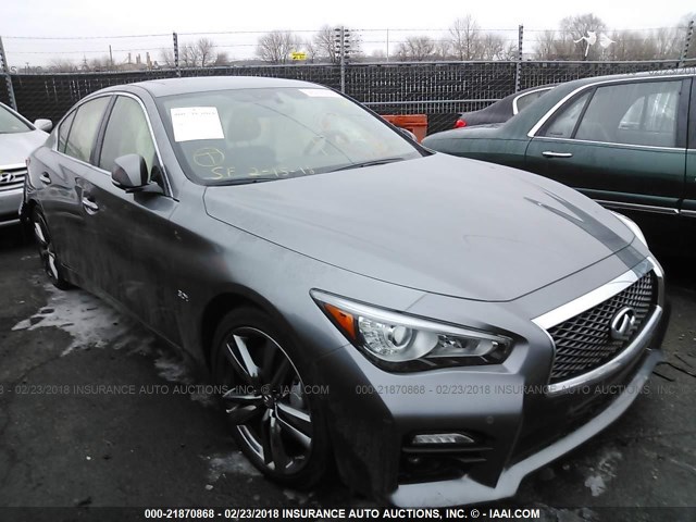 JN1EV7AR3HM831464 - 2017 INFINITI Q50 PREMIUM/SPORT/SE GRAY photo 1