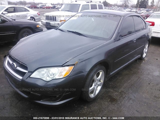 4S3BL616597229638 - 2009 SUBARU LEGACY 2.5I GRAY photo 2