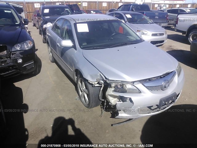 1YVHP80D565M51513 - 2006 MAZDA 6 S SILVER photo 6