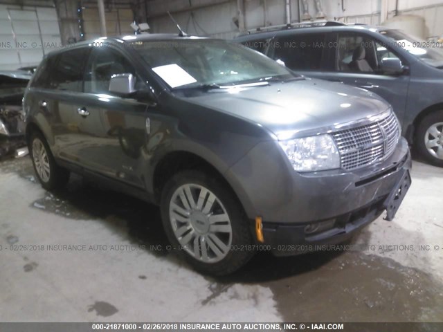 2LMDJ6JC2ABJ21252 - 2010 LINCOLN MKX GRAY photo 1