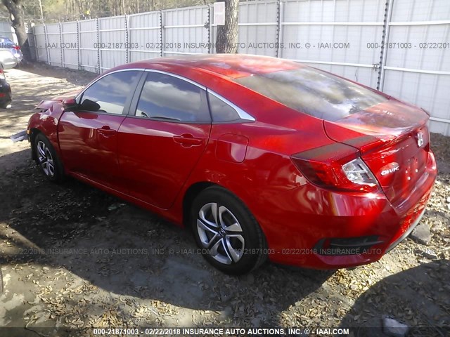 2HGFC2F50HH560397 - 2017 HONDA CIVIC LX RED photo 3