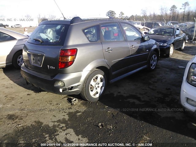 5Y2SL65877Z420863 - 2007 PONTIAC VIBE GRAY photo 4