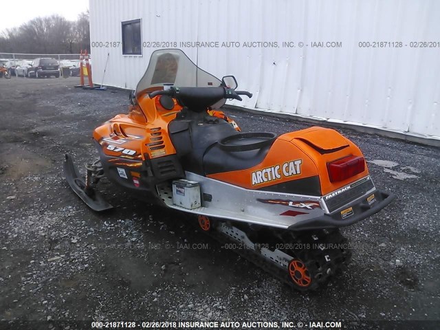 4UF06SNWX6T105703 - 2006 ARCTIC CAT Z580  ORANGE photo 3