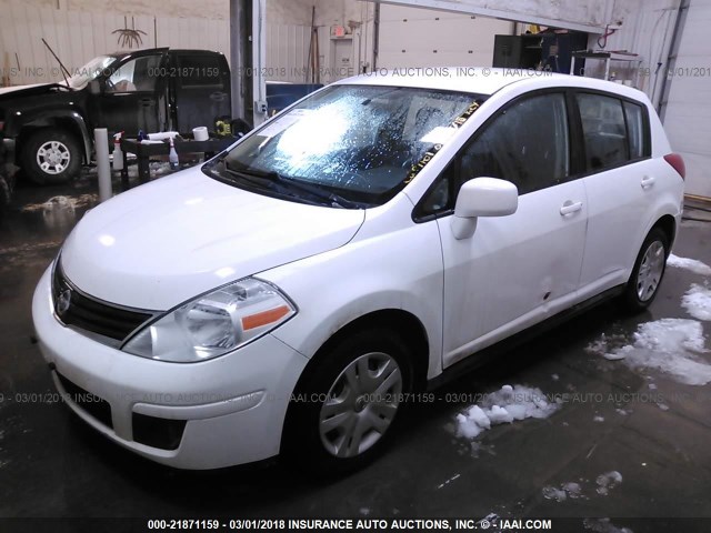 3N1BC1CP6CK272096 - 2012 NISSAN VERSA S/SL WHITE photo 2