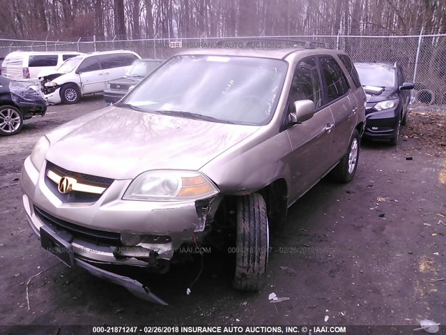 2HNYD18965H501293 - 2005 ACURA MDX TOURING GOLD photo 2