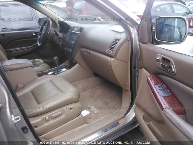 2HNYD18965H501293 - 2005 ACURA MDX TOURING GOLD photo 5