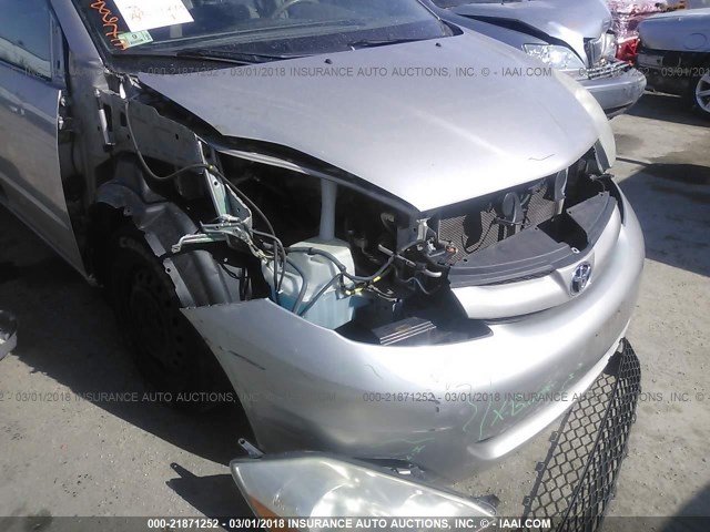 5TDZK23C87S032978 - 2007 TOYOTA SIENNA CE/LE GOLD photo 6