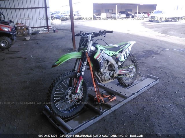 JKAKXGFC1FA030488 - 2015 KAWASAKI KX450 F GREEN photo 2