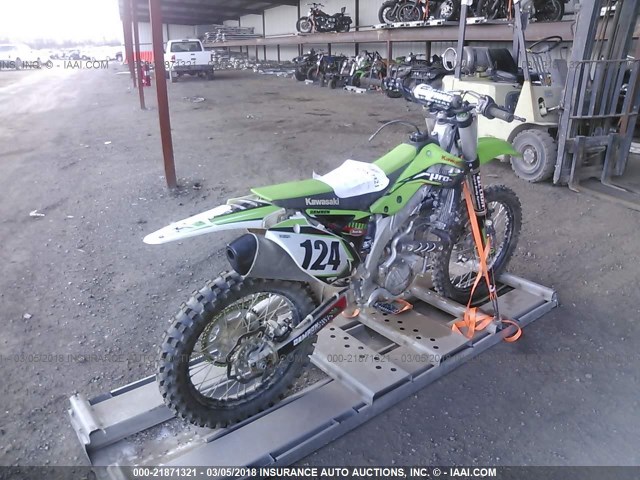 JKAKXGFC1FA030488 - 2015 KAWASAKI KX450 F GREEN photo 4