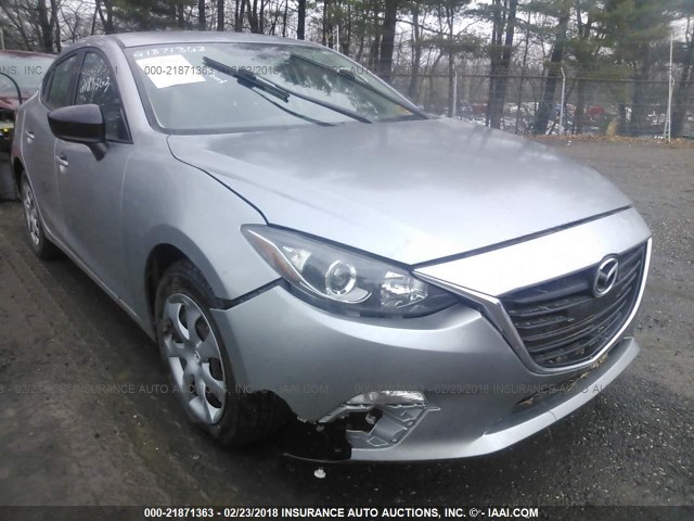 JM1BM1T71F1258638 - 2015 MAZDA 3 SV GRAY photo 6