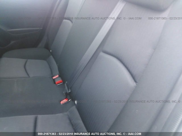 JM1BM1T71F1258638 - 2015 MAZDA 3 SV GRAY photo 8