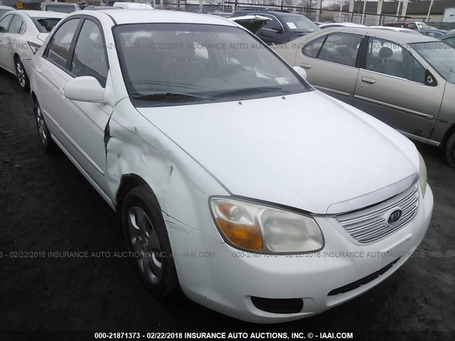 KNAFE121775478305 - 2007 KIA SPECTRA EX/LX WHITE photo 6