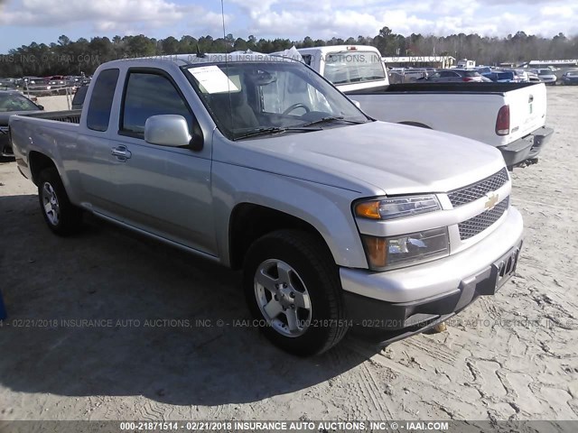 1GCESCF90C8134455 - 2012 CHEVROLET COLORADO LT SILVER photo 1