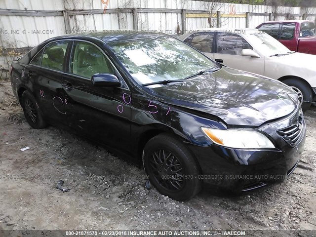 4T1BE46K17U149316 - 2007 TOYOTA CAMRY NEW GENERAT CE/LE/XLE/SE BLACK photo 1