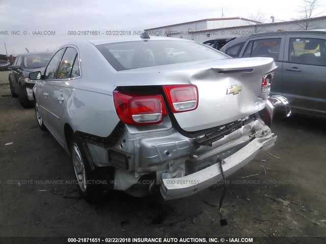 1G11B5SL1EU122555 - 2014 CHEVROLET MALIBU LS 银色 照片 3