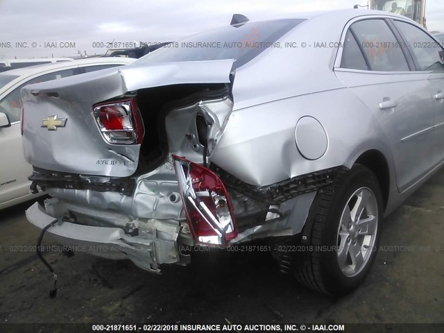 1G11B5SL1EU122555 - 2014 CHEVROLET MALIBU LS 银色 照片 6