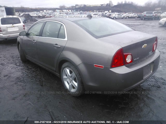 1G1ZB5E04CF170220 - 2012 CHEVROLET MALIBU LS 棕色 照片 3