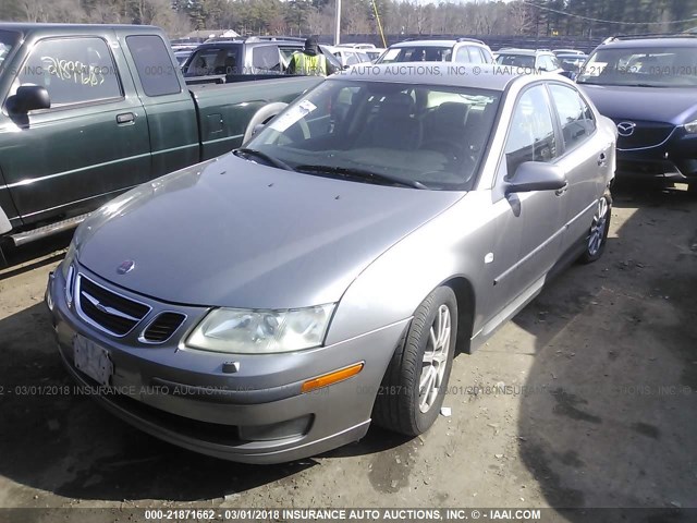 YS3FD49Y341028169 - 2004 SAAB 9-3 ARC GRAY photo 2