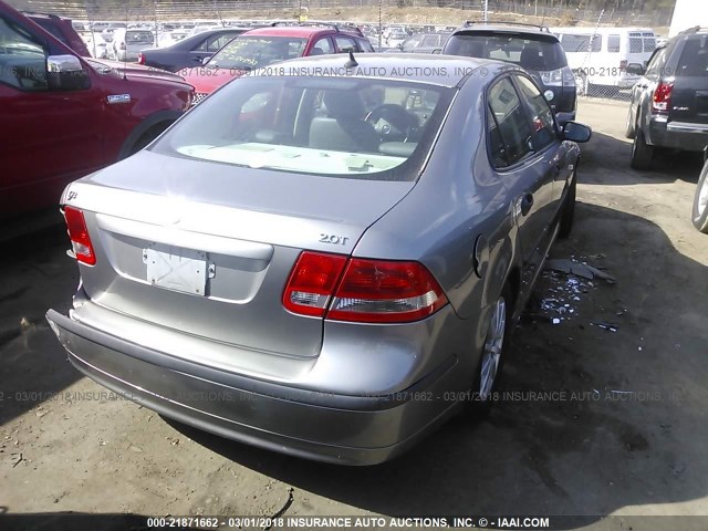 YS3FD49Y341028169 - 2004 SAAB 9-3 ARC GRAY photo 4